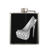 Flasques Haut talon de diamant blanc (Dos)