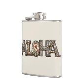 Flasques Hawaïen Polynésien Aloha Bambou Look (Gauche)