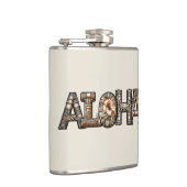 Flasques Hawaïen Polynésien Aloha Bambou Look (Droite)