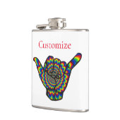 Flasques Hawaiian Shaka Psychedelic Thunder_Cove (Gauche)