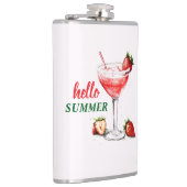 Flasques Hello Summer | Strawberry Cocktail Flask (Droite)