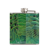 Flasques Henri Rousseau - Une femme marche dans une forêt e (Dos)