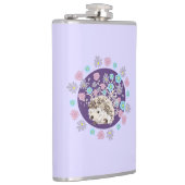 Flasques Hérisson et fleurs (Droite)