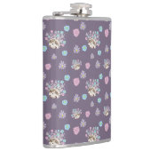 Flasques hérisson et fleurs motif (Droite)