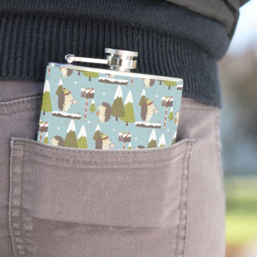 Flasques Hérisson et Noël blanc (In Situ)