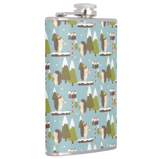 Flasques Hérisson et Noël blanc (Droite)