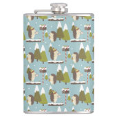 Flasques Hérisson et Noël blanc (Devant)