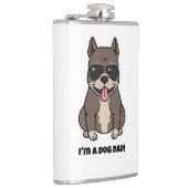 Flasques Heupflesje rencontre Vinyl Omhulzing - Chien papa! (Droite)