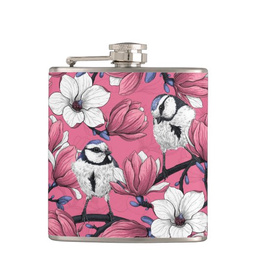 Flasques Heure du printemps en rose (Devant)
