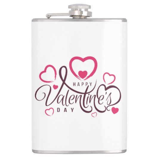 FLASQUES HEUREUSE SAINTE-VALENTIN ! (Devant)