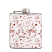 Flasques Heureuse Sainte-Valentin (Devant)