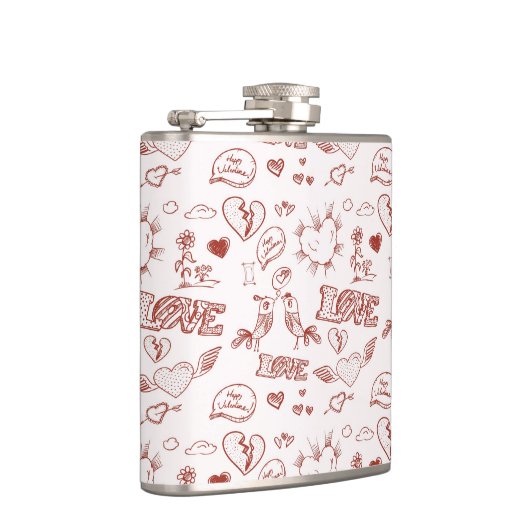 Flasques Heureuse Sainte-Valentin (Droite)