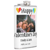 Flasques Heureuse Sainte-Valentin ajouter nom de couple pho (Droite)