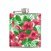 Flasques Hibiscus et palmiers feuilles (Devant)