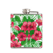 Flasques Hibiscus et palmiers feuilles (Dos)