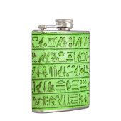Flasques Hiéroglyphes égyptiens anciens Vert (Droite)