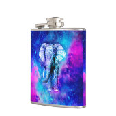 Flasques Hipster Elephant Nebula Space (Gauche)