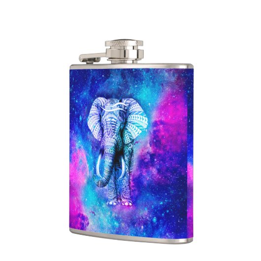 Flasques Hipster Elephant Nebula Space (Gauche)