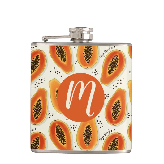 Flasques Hiya Papaya Motif (Devant)