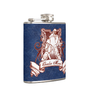 Flasques Hockey Goalie Maman Hip Flask, Arrière - plan de g