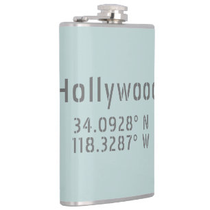 Flasques Hollywood Latitude Longitude