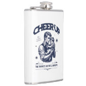 FLASQUES HOME/KITCHEN DADDY CHEER UP VINYL WRAP FLASK  (Droite)