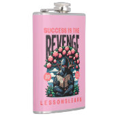 FLASQUES  HOME SUCCESS REVENGE LESSONS LEARN VINYL FLASK  (Droite)