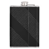 Flasques "Homme d'affaires prospère" Silver personnel Monog (Dos)