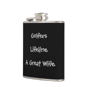 Flasques Homme Golfers "grande femme" Texte > Mens Golfers  (Gauche)