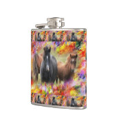 Flasques Horses Colorful (Gauche)