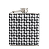 Flasques Houndstooth noir et blanc par Shirley Taylor (Devant)