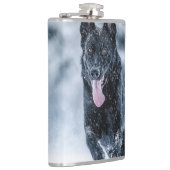 Flasques Housse de couette Black German Shepherd dans la ne (Droite)