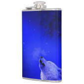 Flasques Howling Timber Wolf in the Snow Lite Night (Gauche)