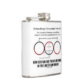 Flasques Humour de physique de principe d'incertitude de (Droite)