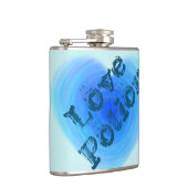 Flasques Humour drôle d'alcool de coeur d'aquarelle de (Droite)