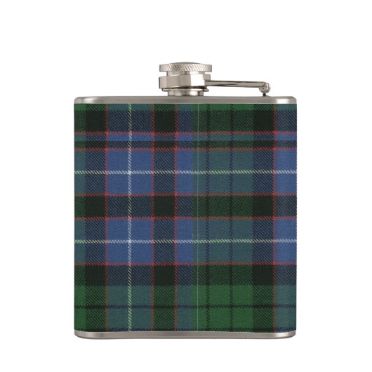 Flasques Hunter Tartan & Badge (Dos)