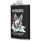 Flasques Huskies : Howlers professionnels et comédien à tem (Gauche)