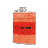 Flasques "I Am Innocent" Personnalisable Funny (Gauche)