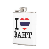 Flasques I Heart (Amour) Baht (Gauche)