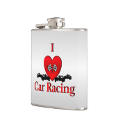 Flasques I Heart Car Racing Argent (Gauche)