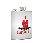 Flasques I Heart Car Racing Argent (Droite)