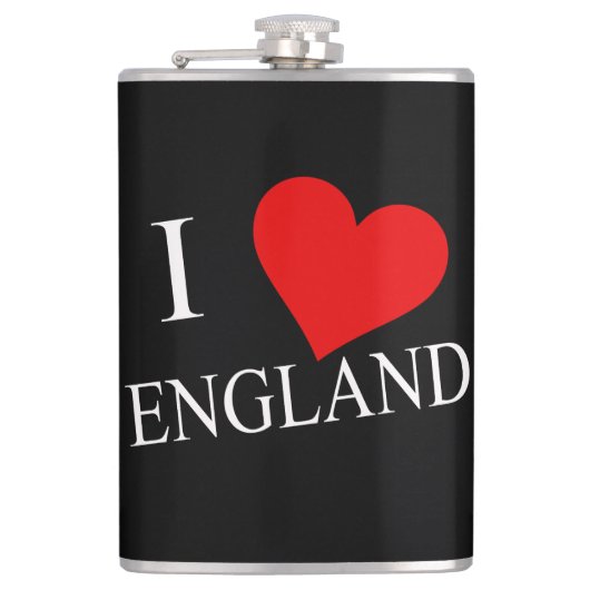 Flasques I Heart England en poids (Devant)