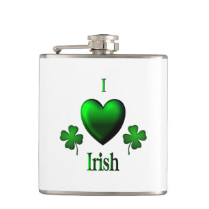 Flasques I Heart Irish