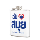 Flasques I Heart (J'aime) Koh Samui (Thaïlande) (Gauche)