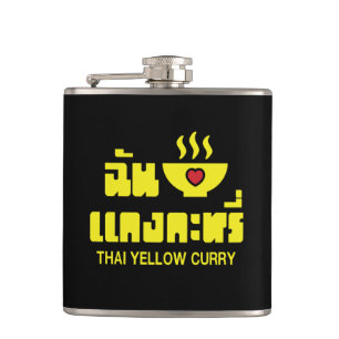 Flasques I Heart (Love) Thai Yellow Curry