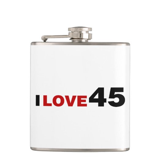 Flasques I Love 45 (Devant)