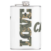 Flasques I Love Camouflage Vert Brown | (Devant)