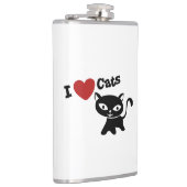 Flasques I love cats (Droite)