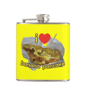 Flasques I Love (Coeur) Banana Pancake ... Thai Street Food