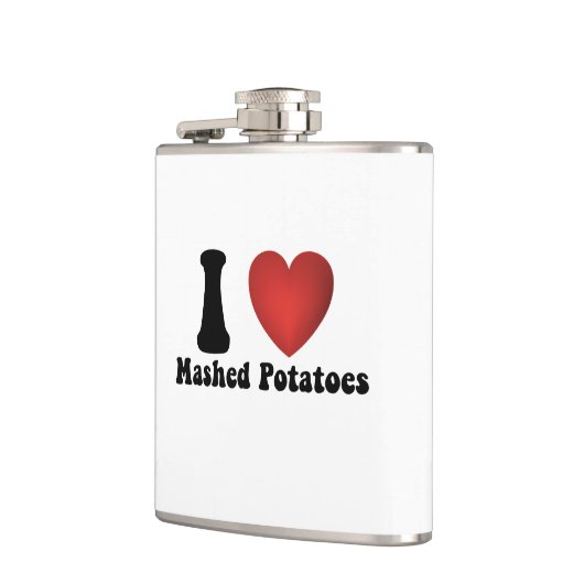 Flasques I Love Mashed Potatoes Thanksgiving Diner Cadeau (Gauche)